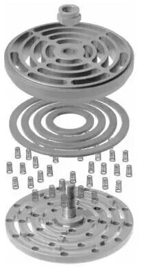 带塑料阀片环状阀